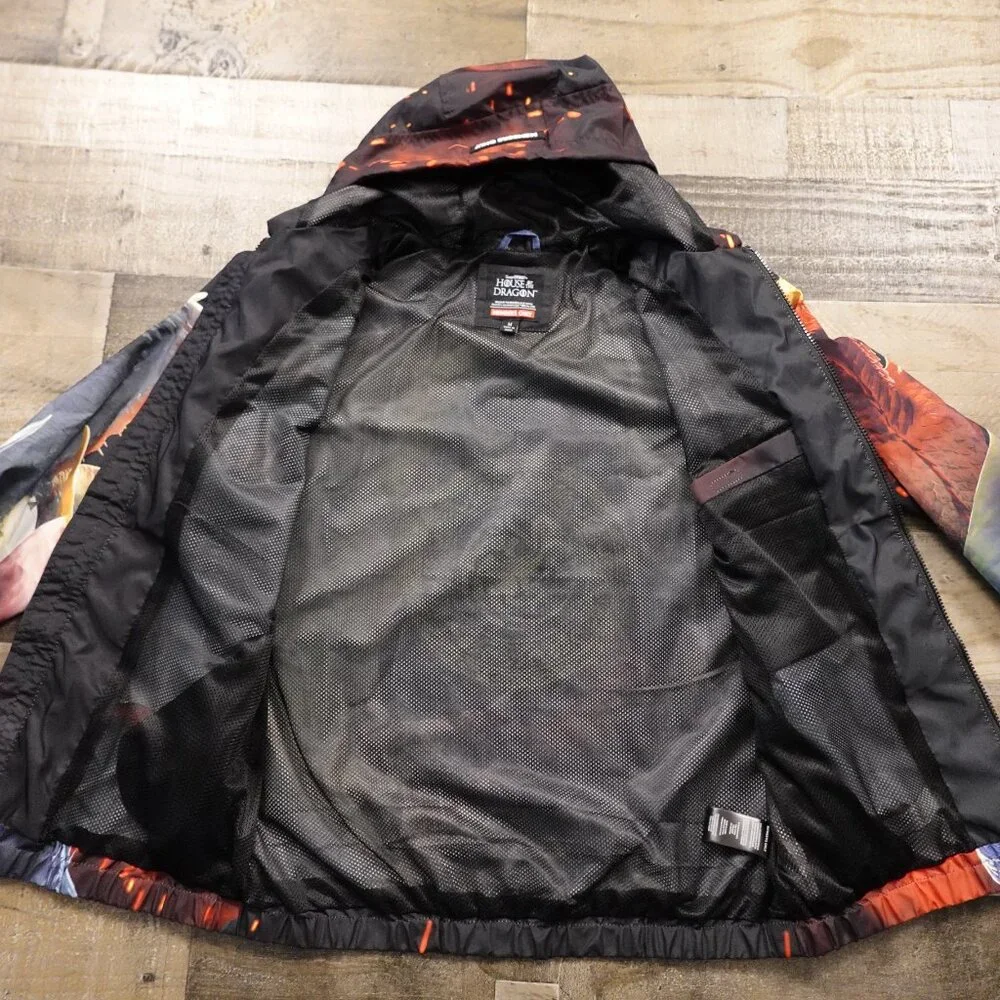 Members Only HBO Game of‎ Thrones House of the Dragon Windbreaker Jacket medium
